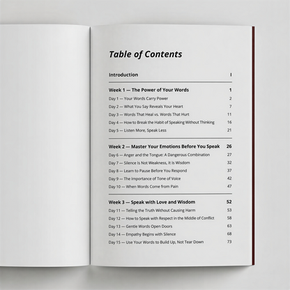 Stay Silent: A 30 Day Challenge to Transform the Way You Speak