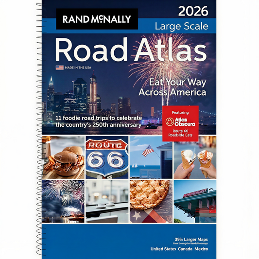 Rand McNally 2026 Large Scale Road Atlas: United States, Canada, Mexico