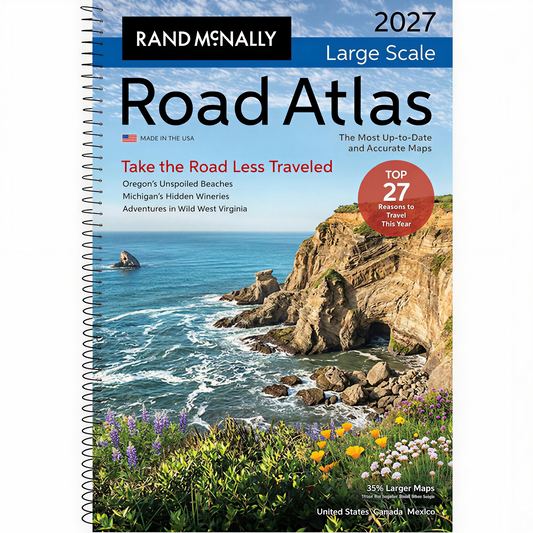 Rand McNally 2027 Large Scale Road Atlas: United States, Canada, Mexico